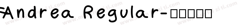 Andrea Regular字体转换